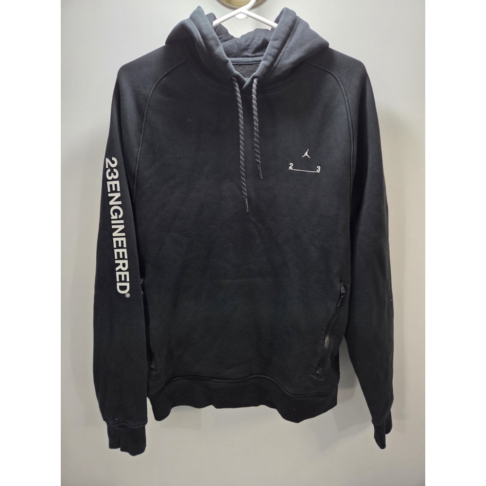 Jordan Black Hoodies Size Medium 23 Engineered Pre-Owned